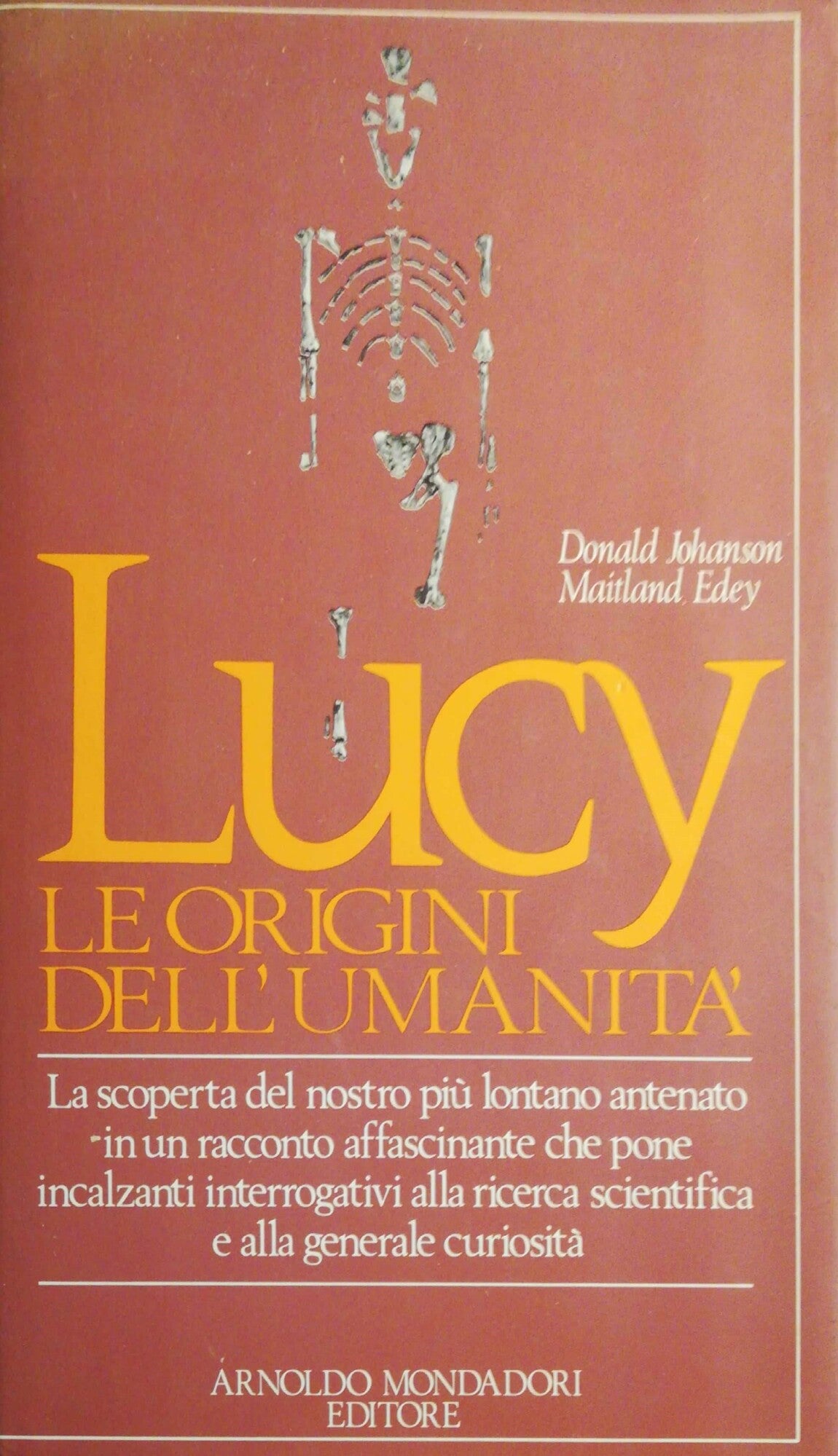 Lucy le origini dell'umanità - copertina