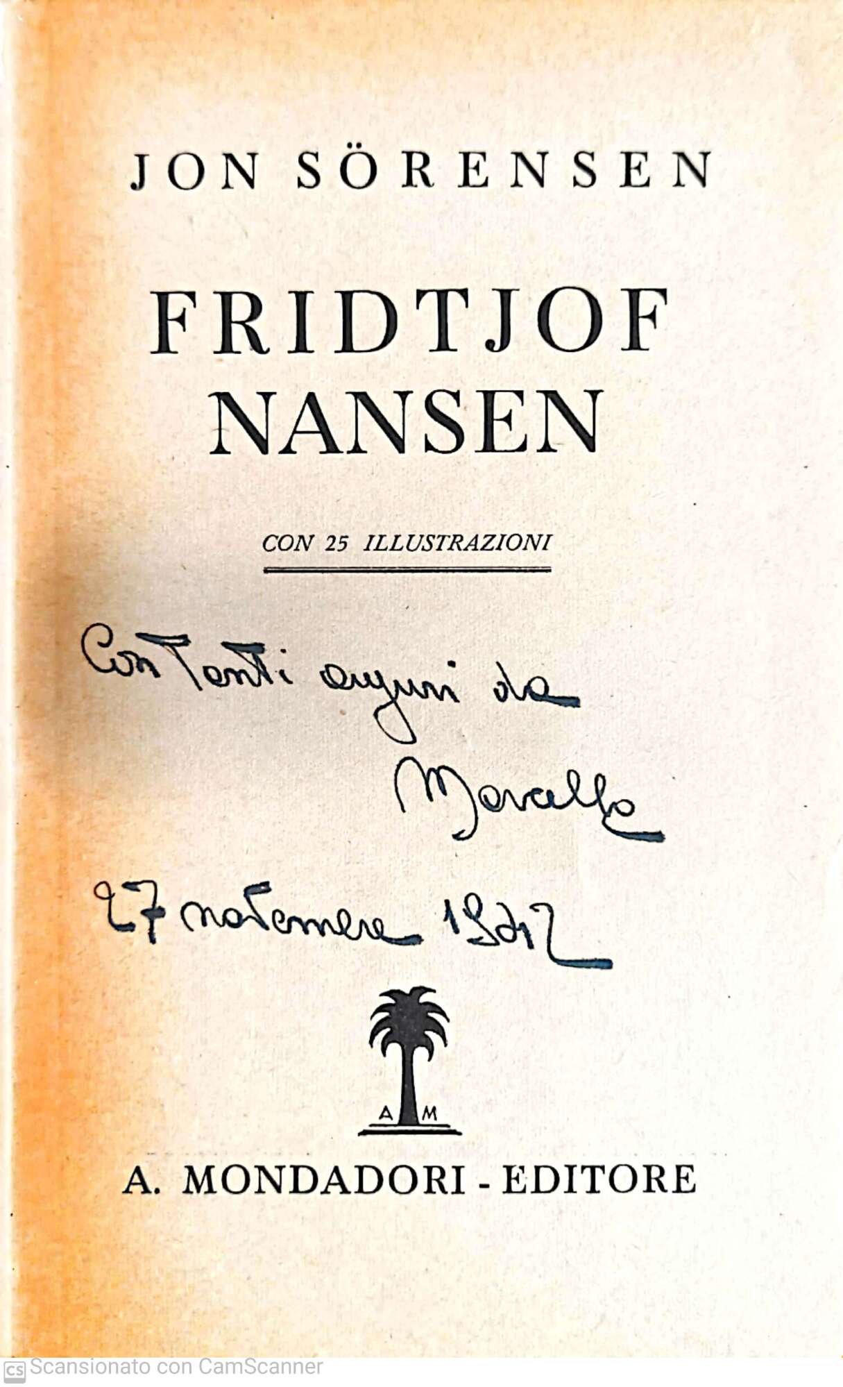 Fridtjof Nansen - copertina