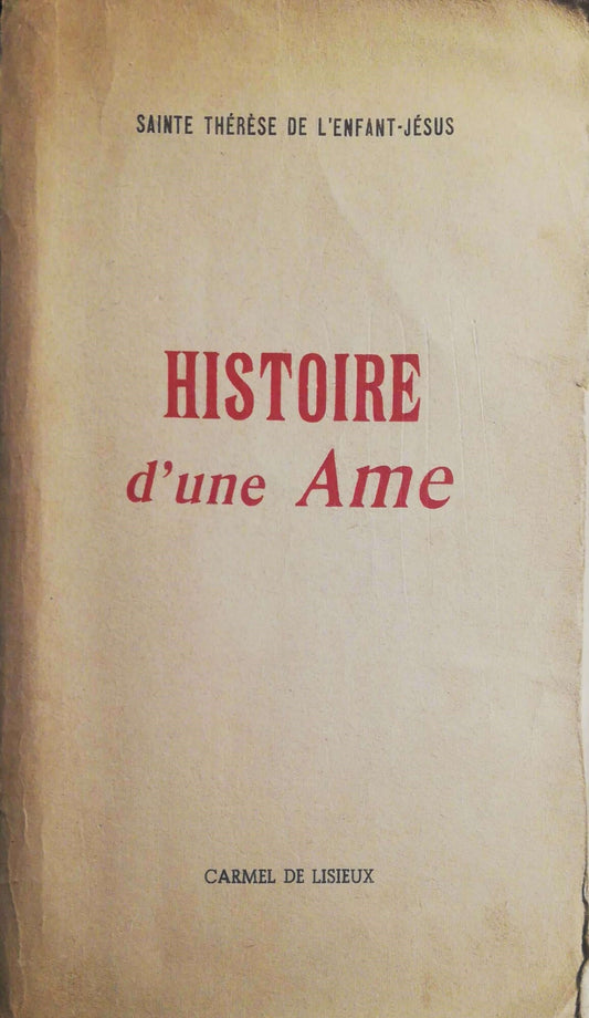 Histoire d'une Ame - copertina