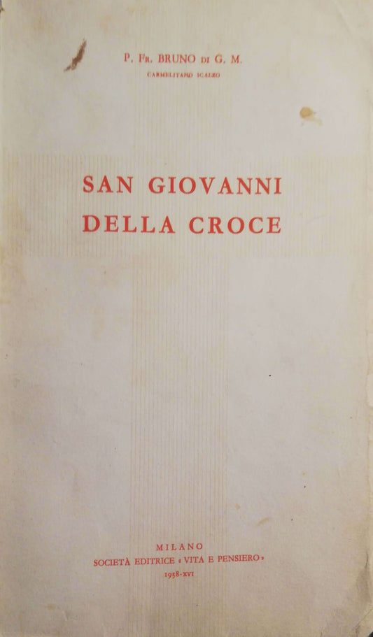 San Giovanni della Croce - copertina