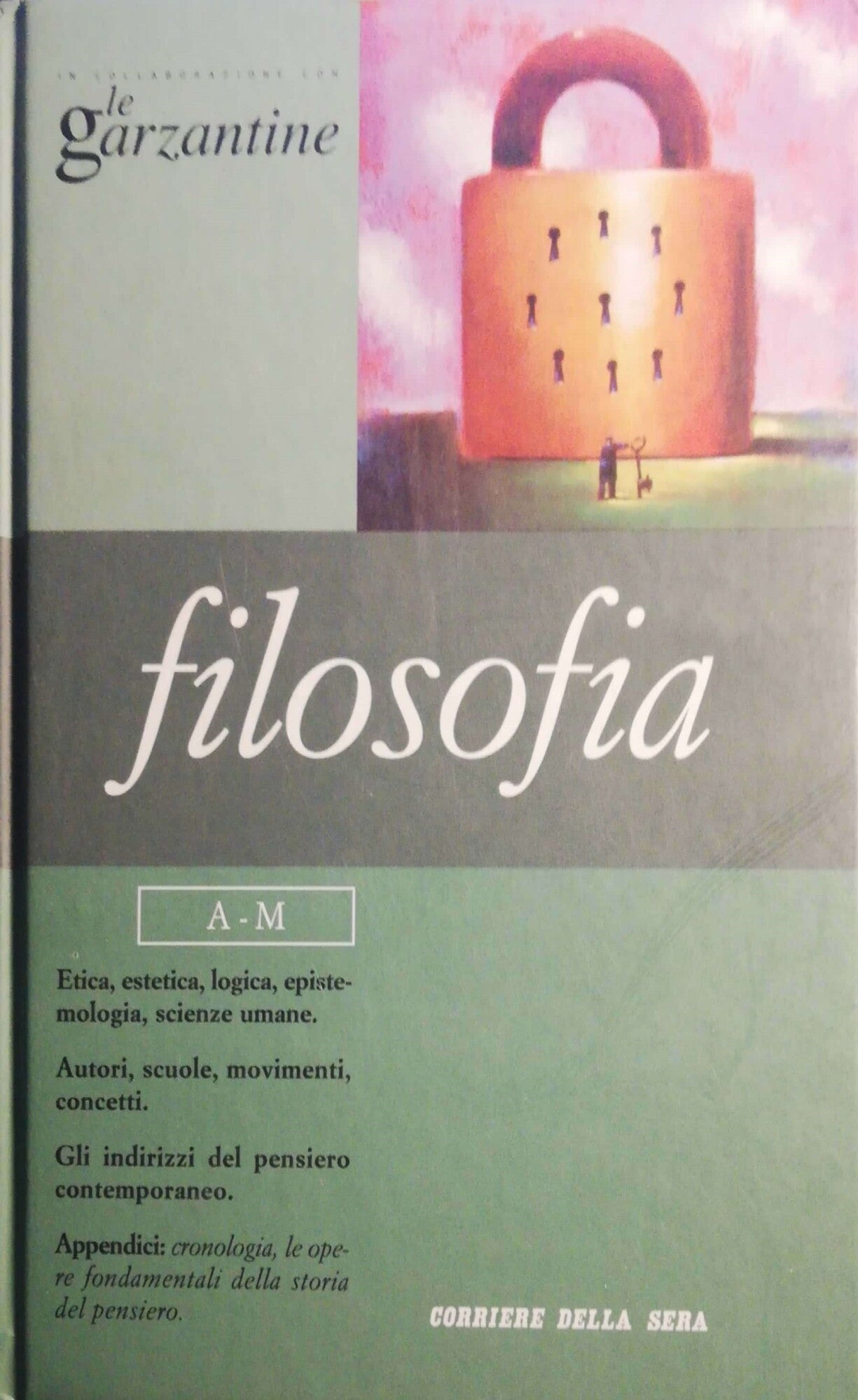 Le garzantine, Filosofia AM- NZ - copertina