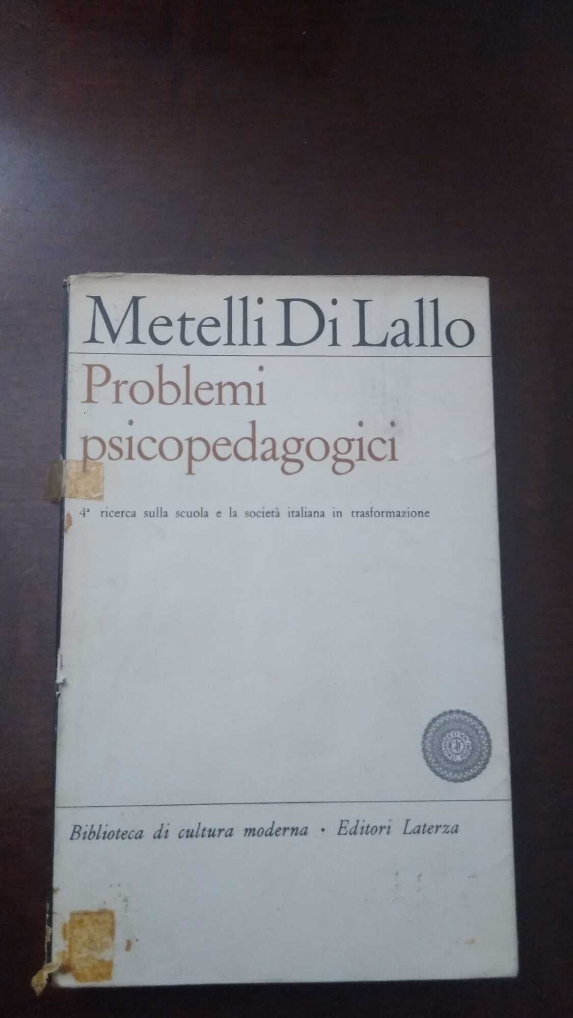 Problemi psicopedagogici - copertina