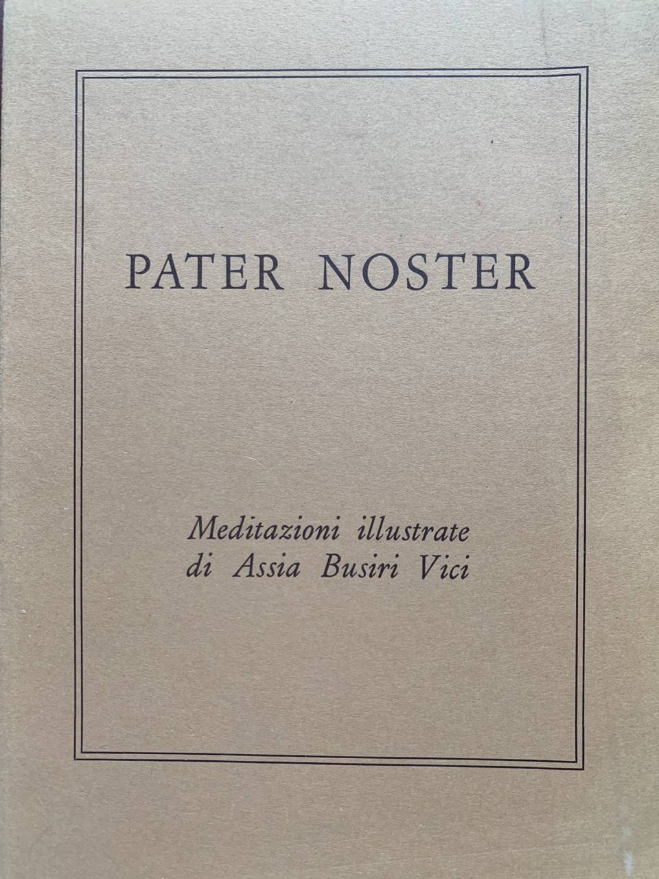 Pater Noster - copertina