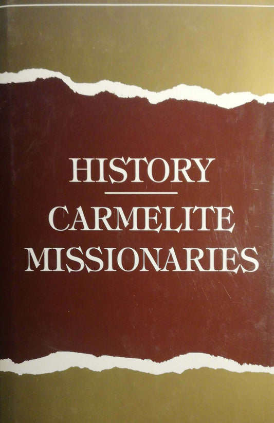 History of the congregation of the Carmelite Missionaries - copertina