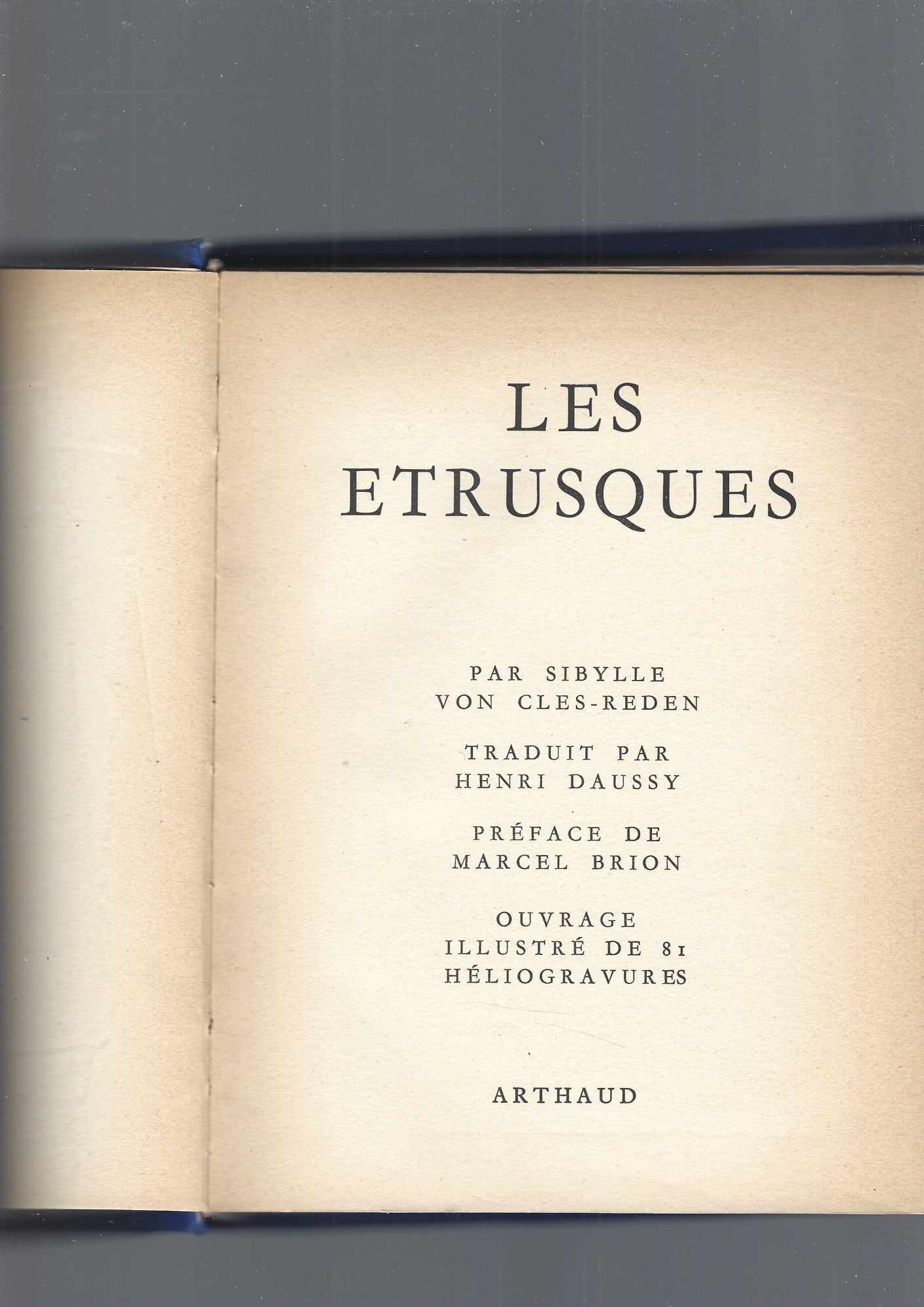 LES ETRUSQUES - copertina