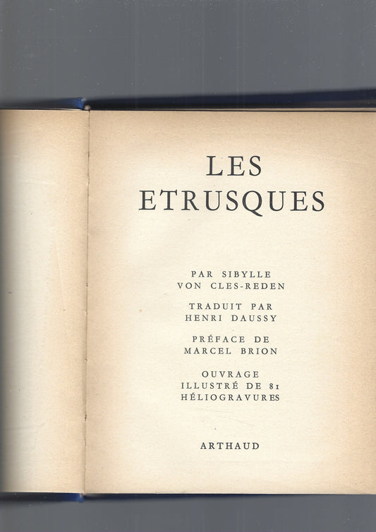 LES ETRUSQUES - copertina