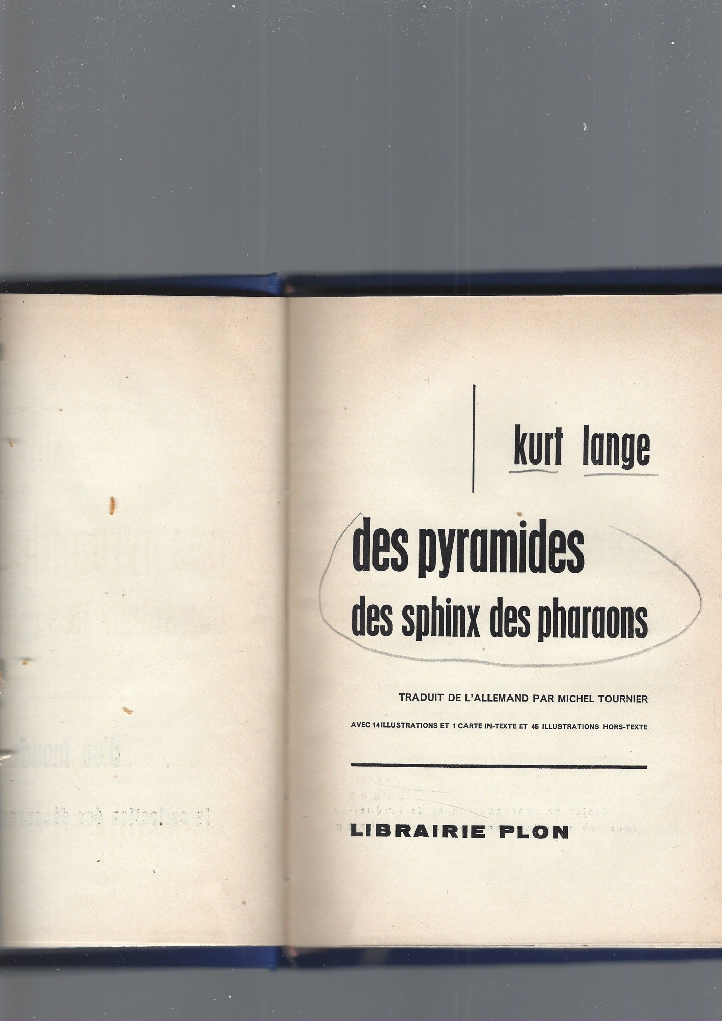 DES PYRAMIDES DES SPHINX  DES PHARAONS - copertina