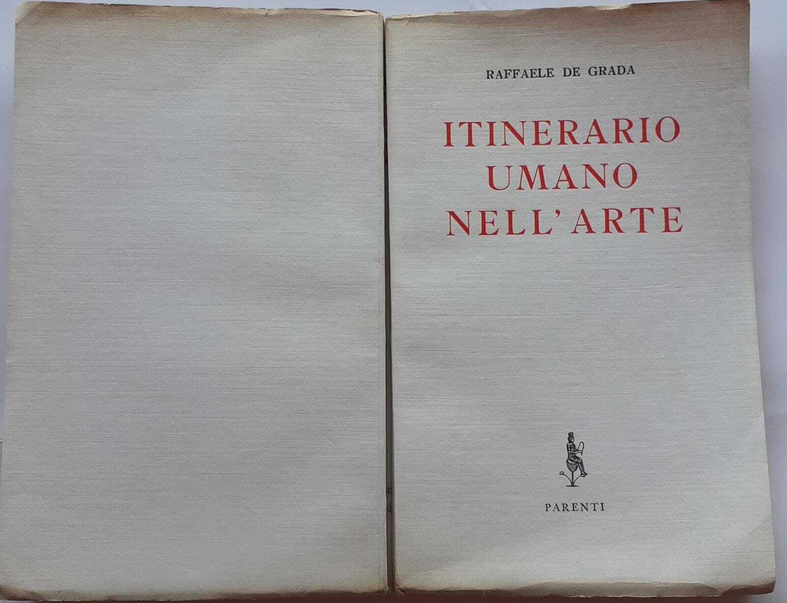 Itinerario umano nell'arte - copertina