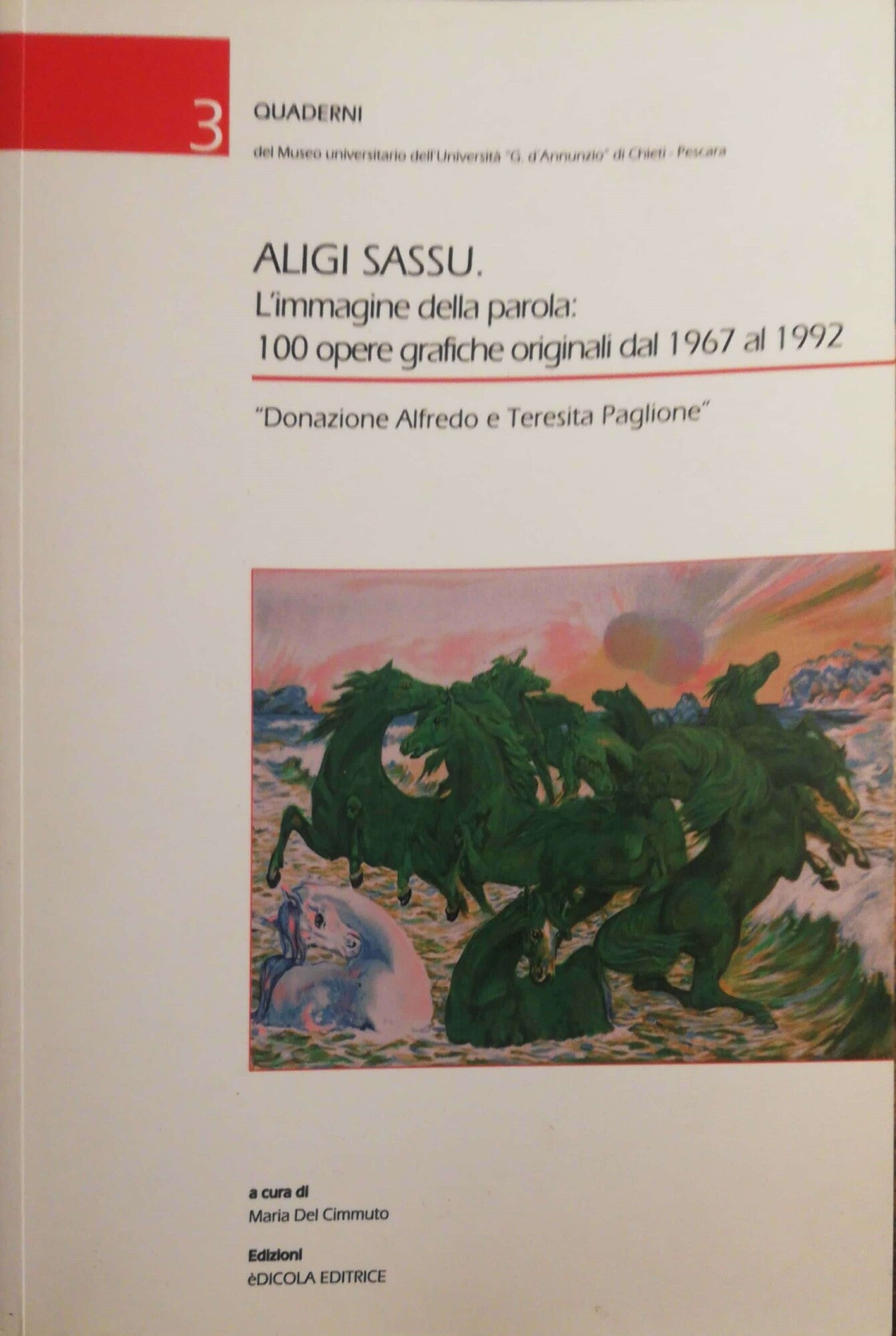 Aligi Sassu. L'immagine della parola - copertina