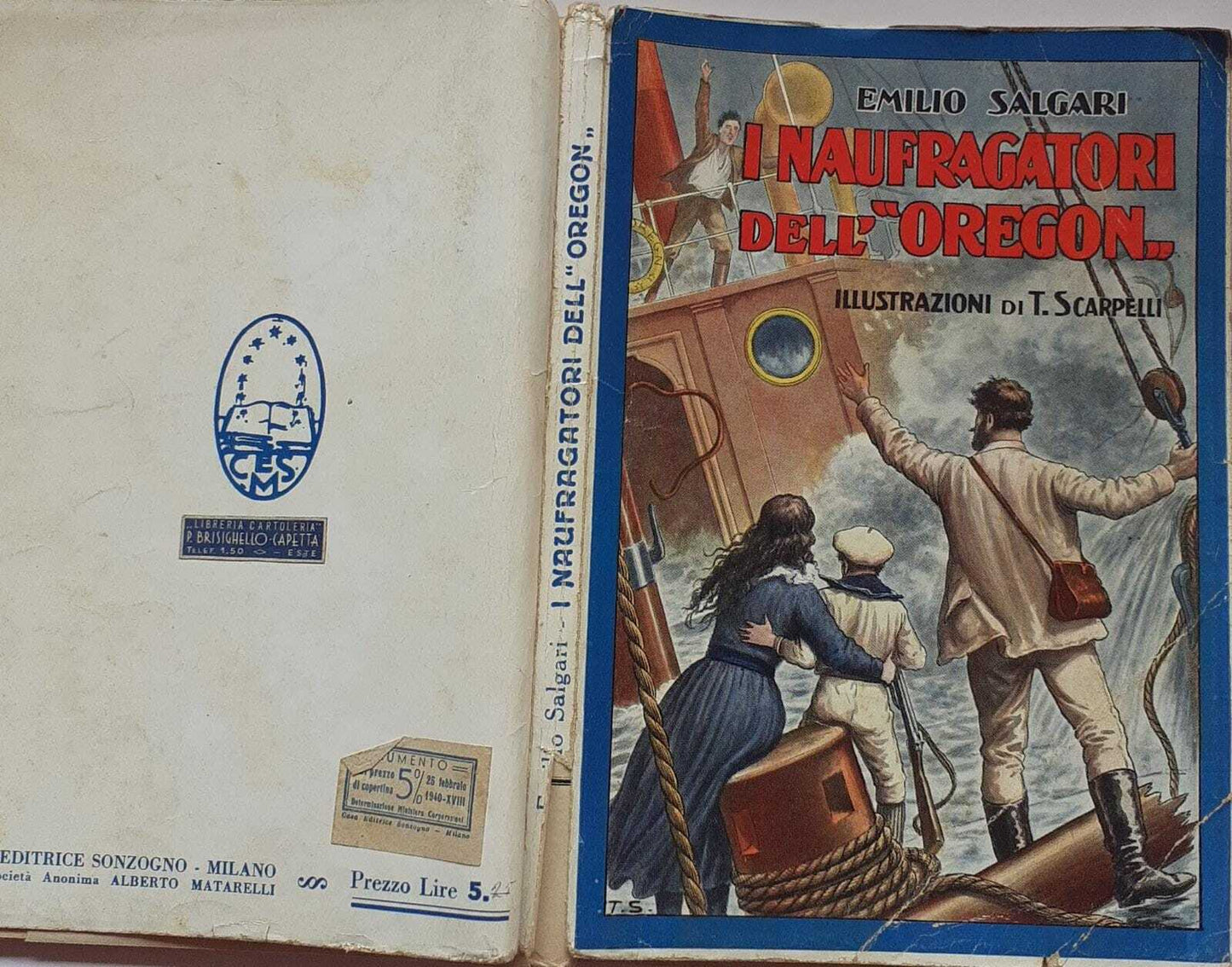 I naufragatori dell'"oregon" - copertina