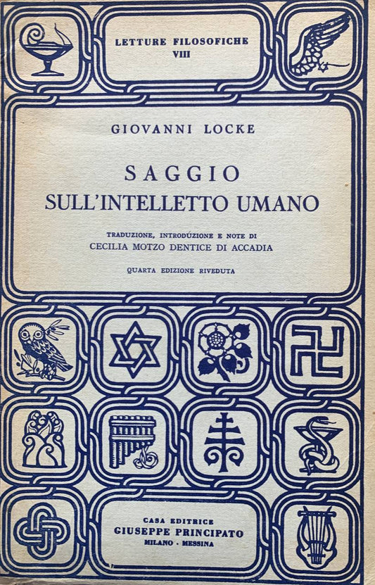 Saggio sull'intelletto umano - copertina