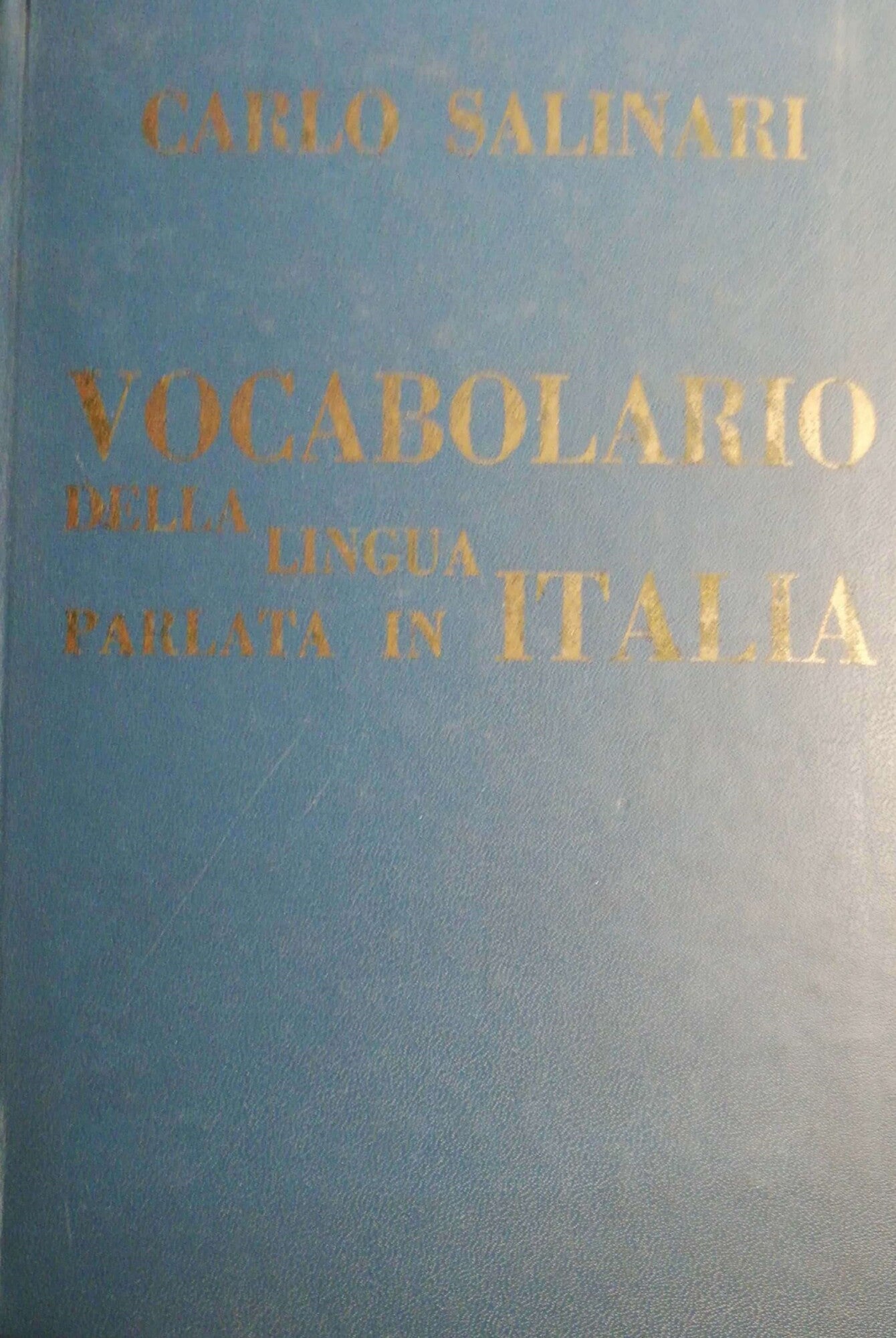 Vocabolario della lingua parlata in Italia - copertina
