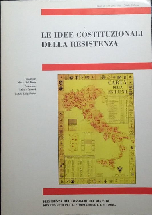 Le idee costituzionali della resistenza - copertina