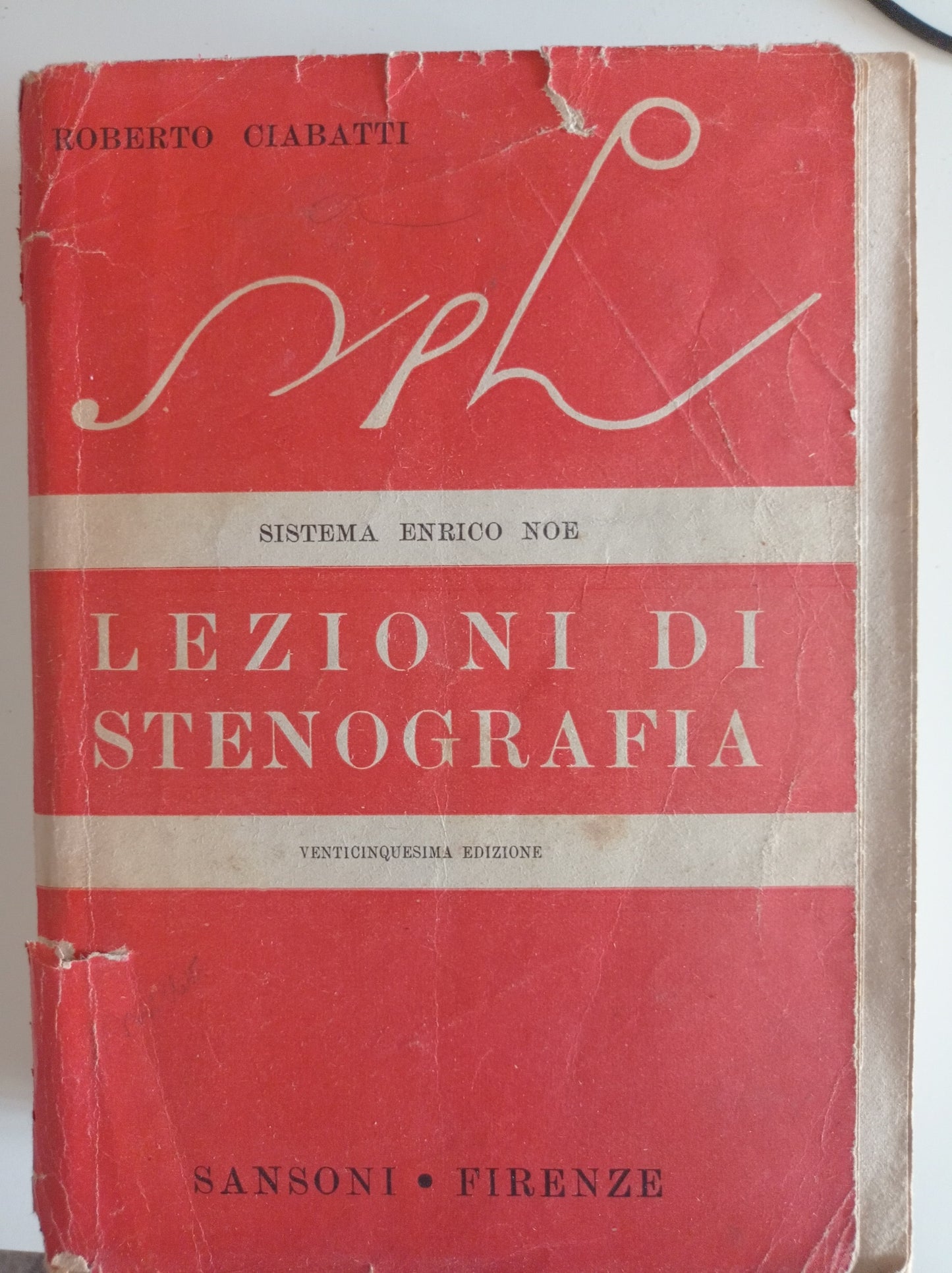 Lezioni di stenografia - copertina