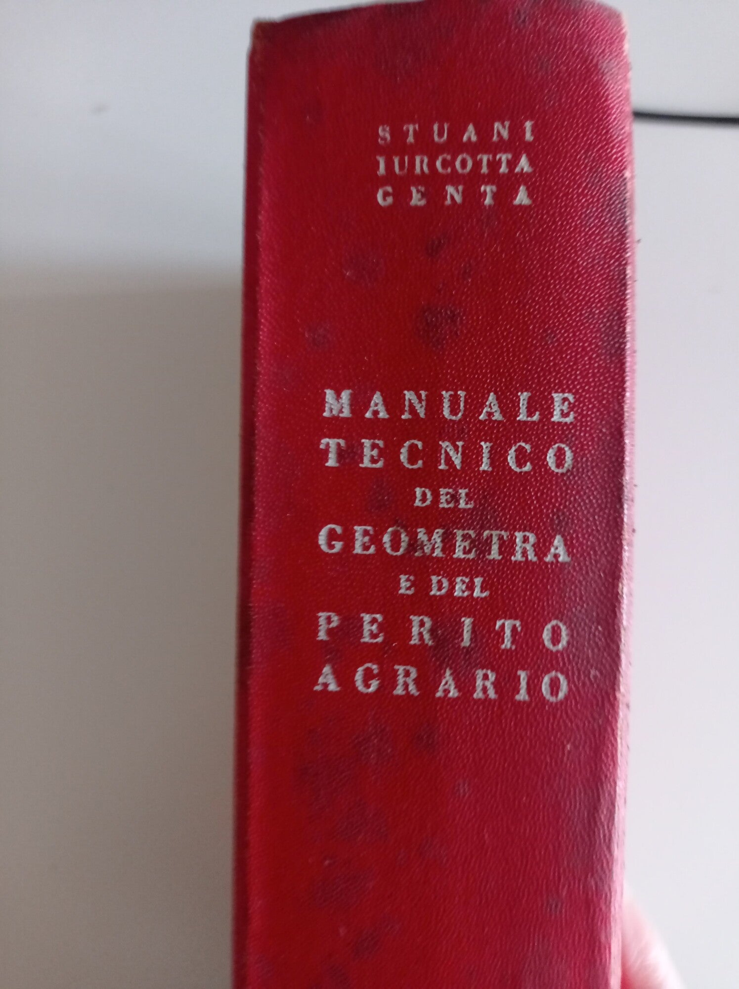 Manuale tecnico del geometra e del perito agrario - copertina