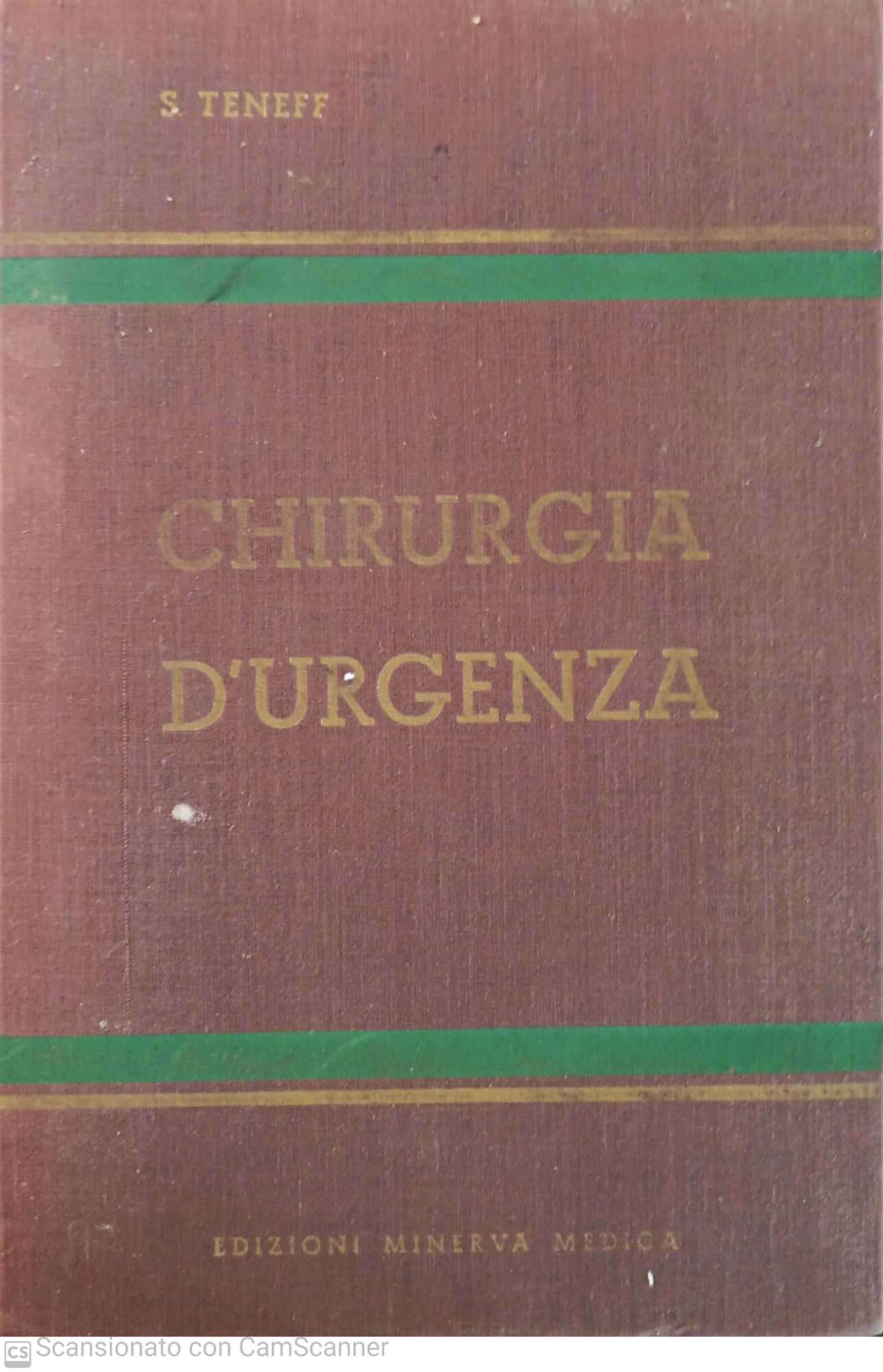 Chirurgia d'urgenza - copertina