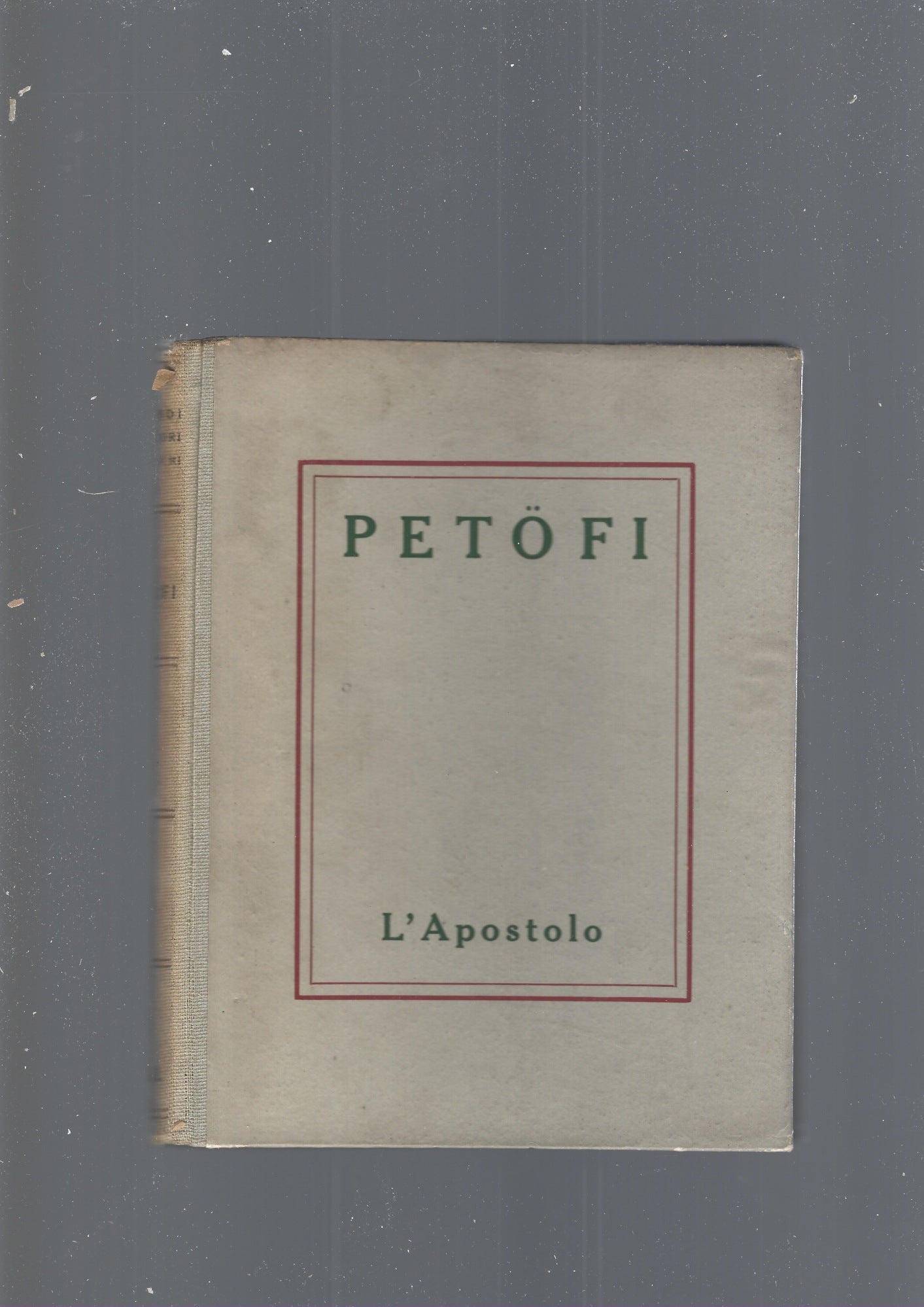 POEMETTI, POESIE SCELTE, L' APOSTOLO - copertina