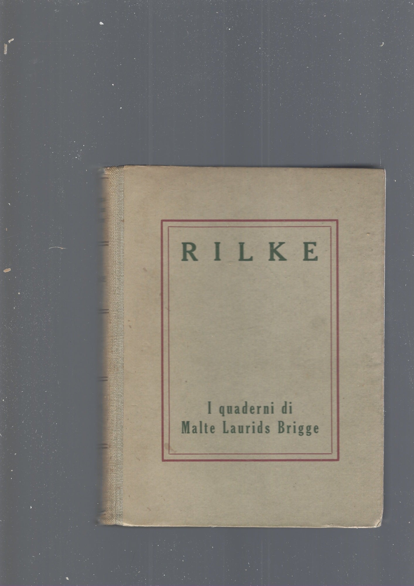 I QUADERNI DI MALTE LAURIDS BRIGGE - copertina