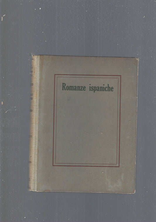 ROMANZE ISPANICHE - copertina
