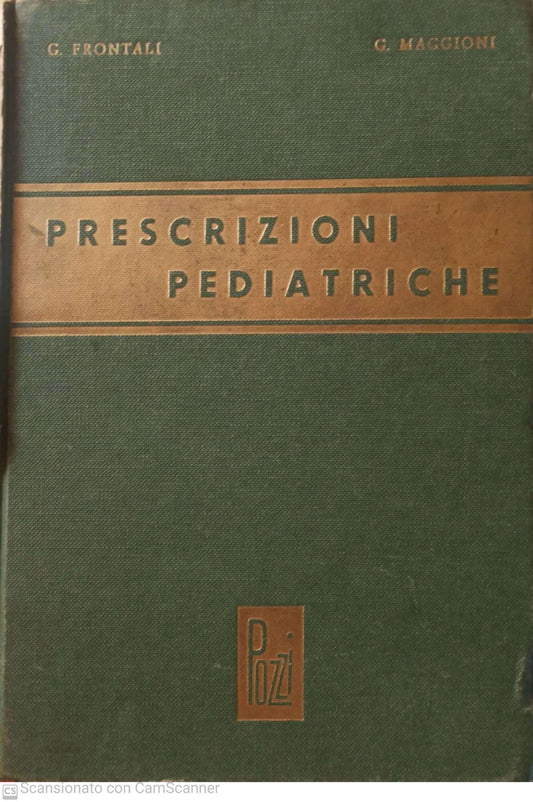 Prescrizioni pediatriche vademecum ad uso del medico pratico - copertina