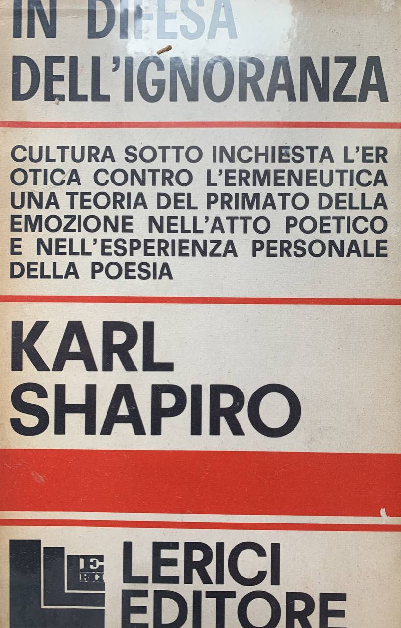 In difesa dell'ignoranza - copertina
