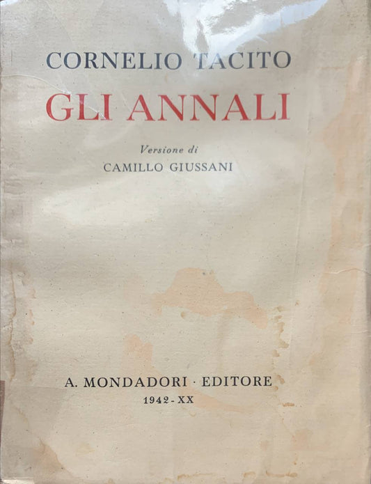Gli annali - copertina