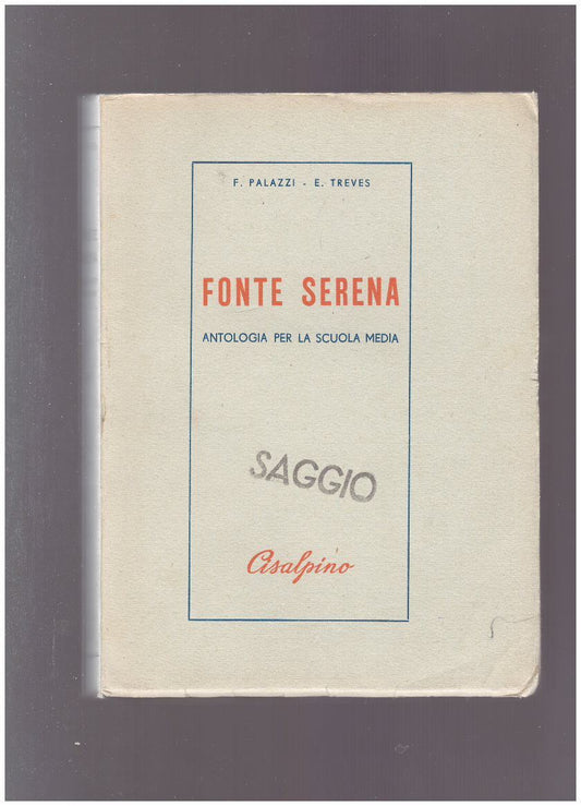 Fonte serena - copertina