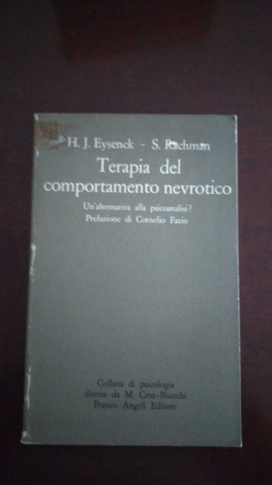 Terapia del comportamento nevrotico - copertina