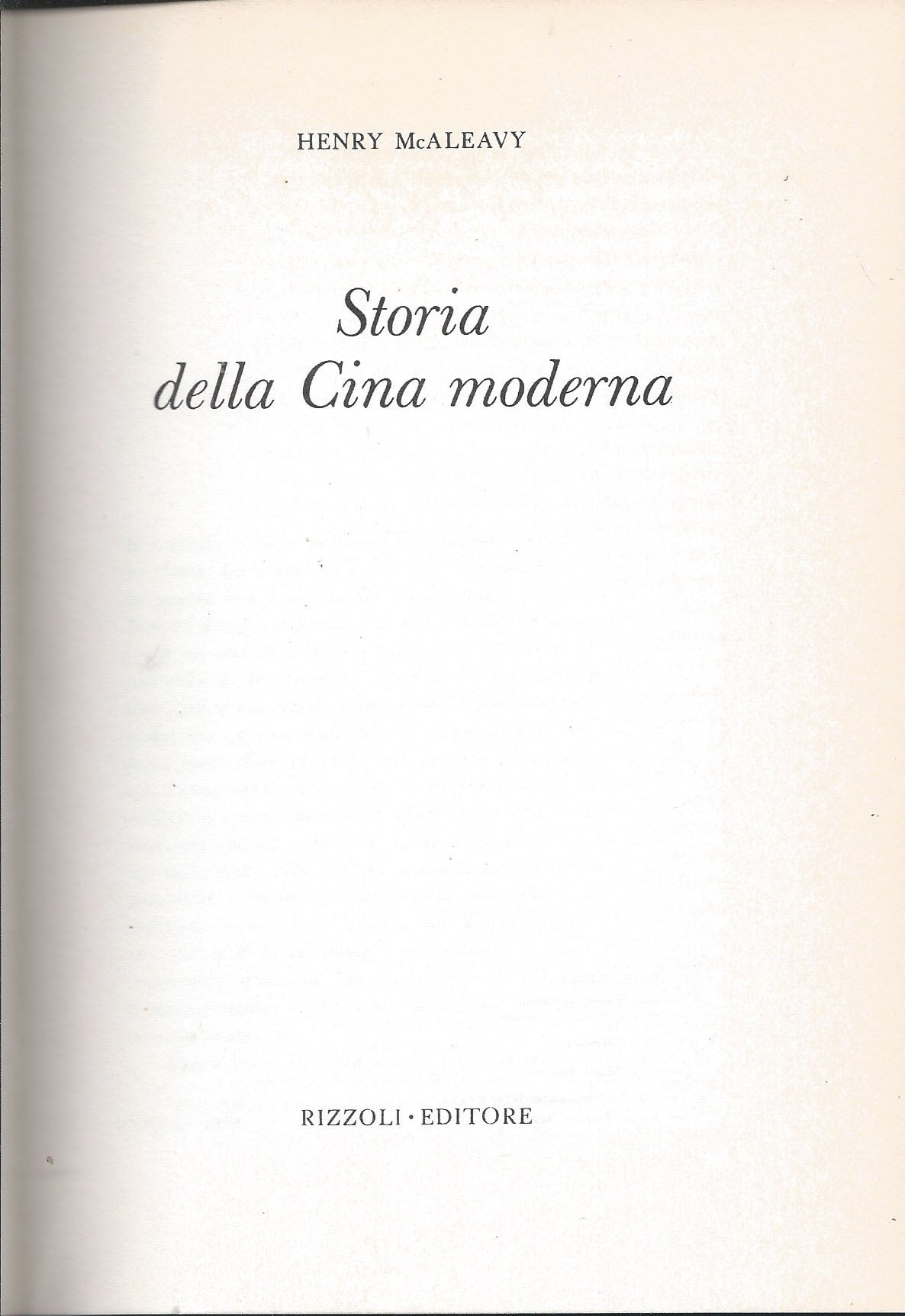 Storia della Cina moderna - copertina