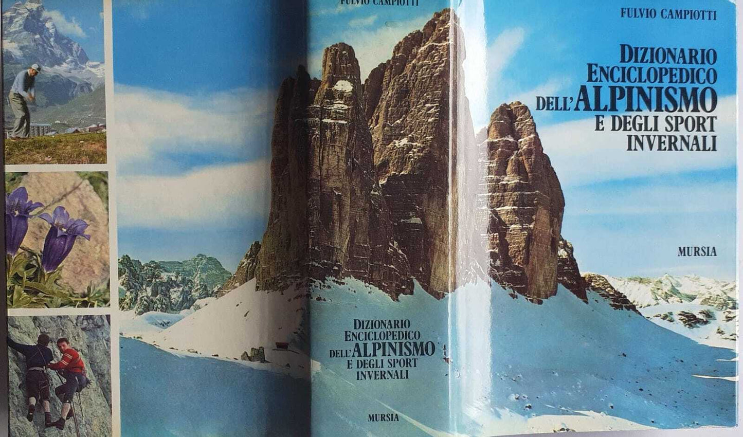 Dizionario enciclopedico dell'alpinismo e degli sport invernali - copertina