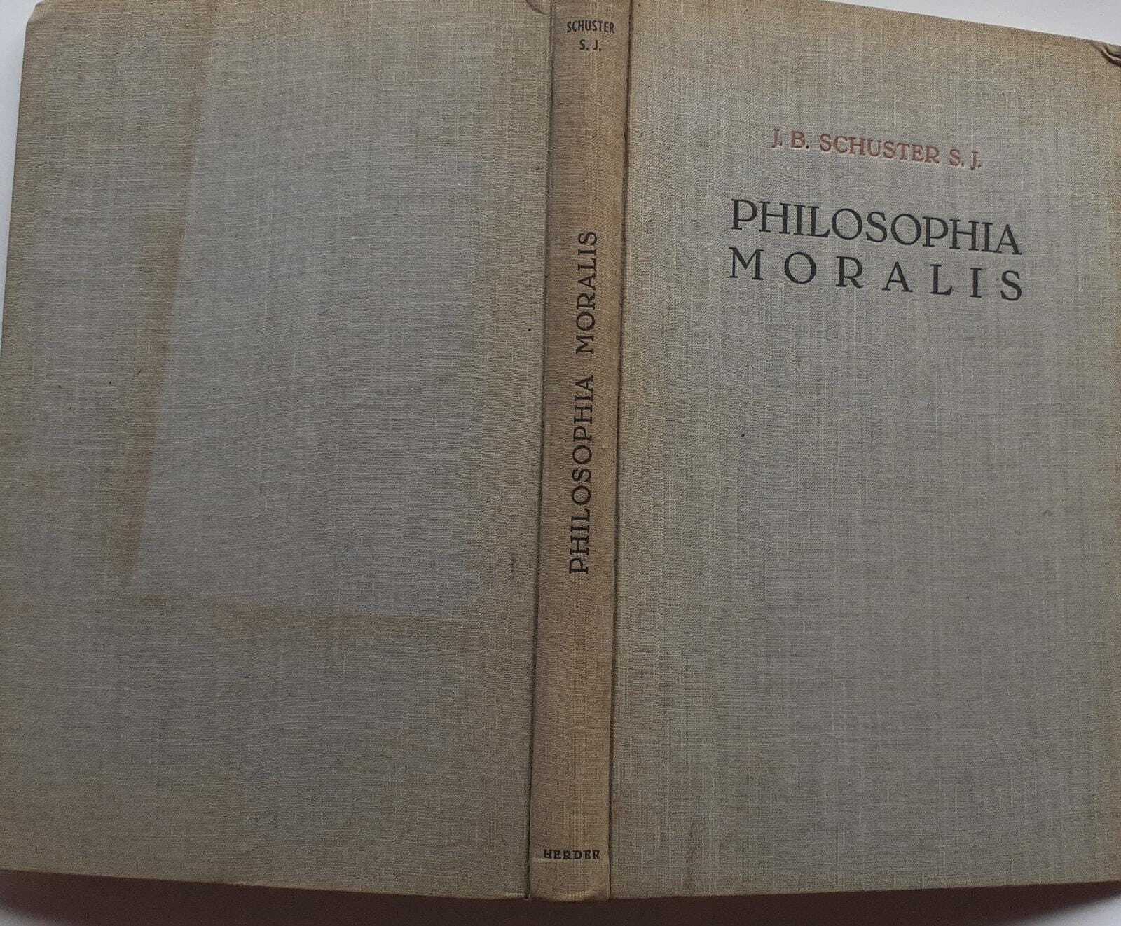 Philosophia moralis in usum scholarum - copertina