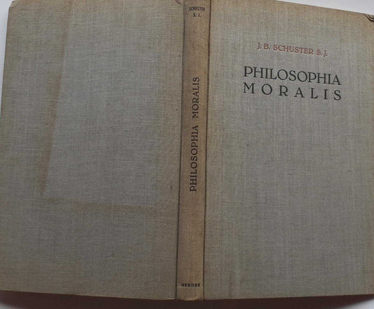 Philosophia moralis in usum scholarum - copertina