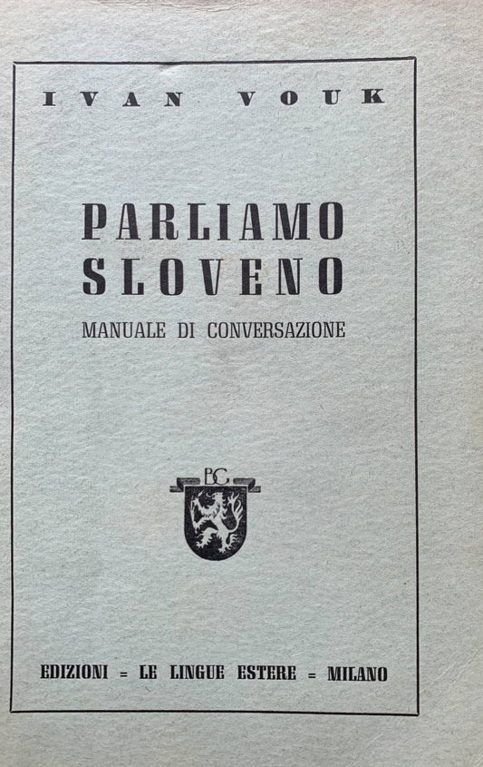 Parliamo Sloveno - copertina