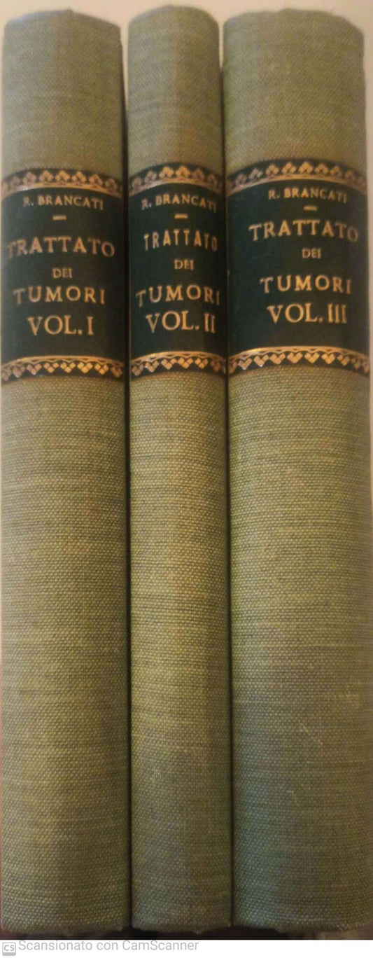 Trattato dei tumori. Volume 1-2-3 - copertina
