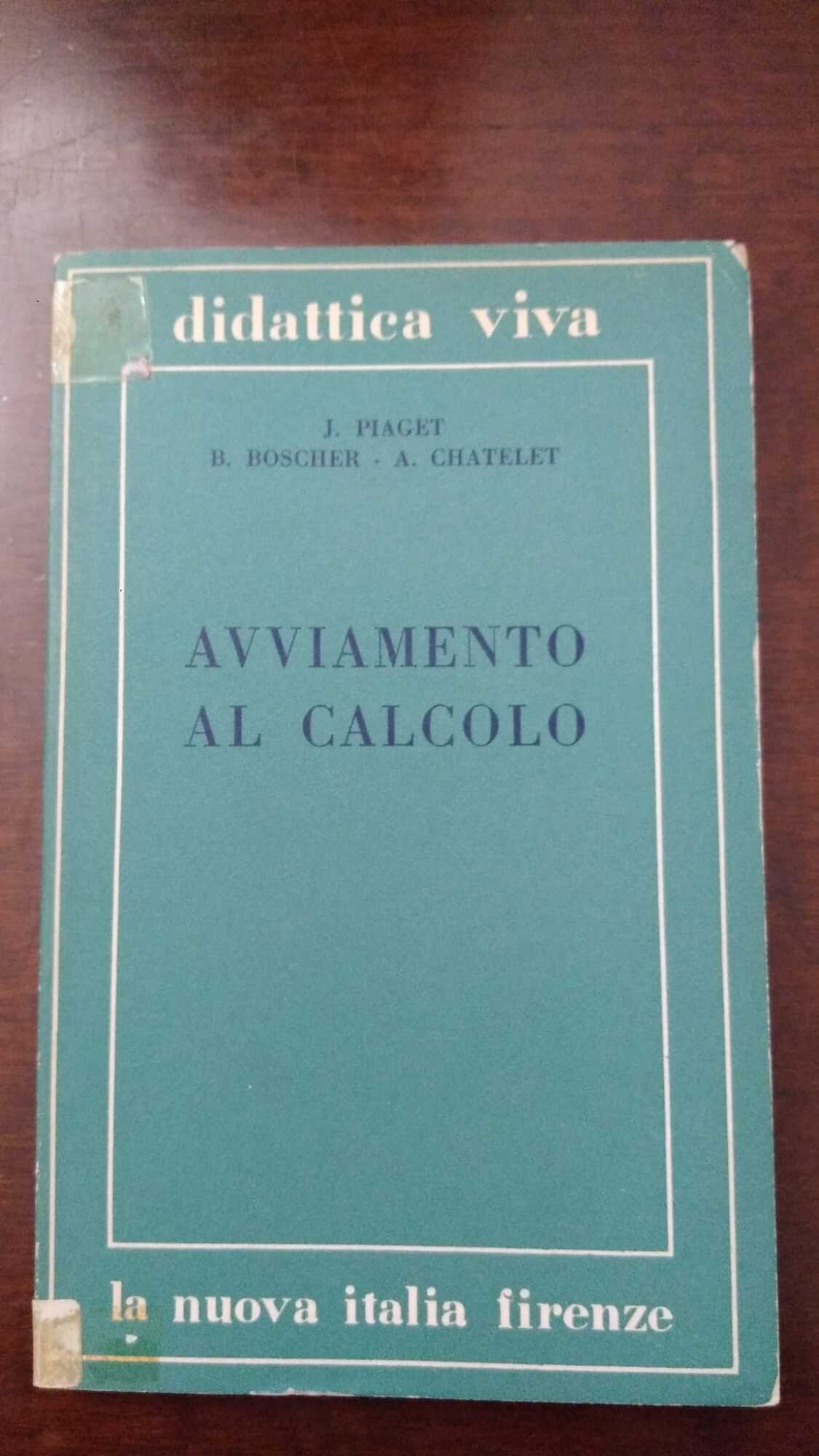 Avviamento al calcolo - copertina
