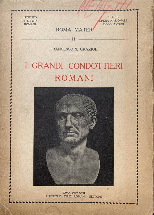 I grandi condottieri romani - copertina