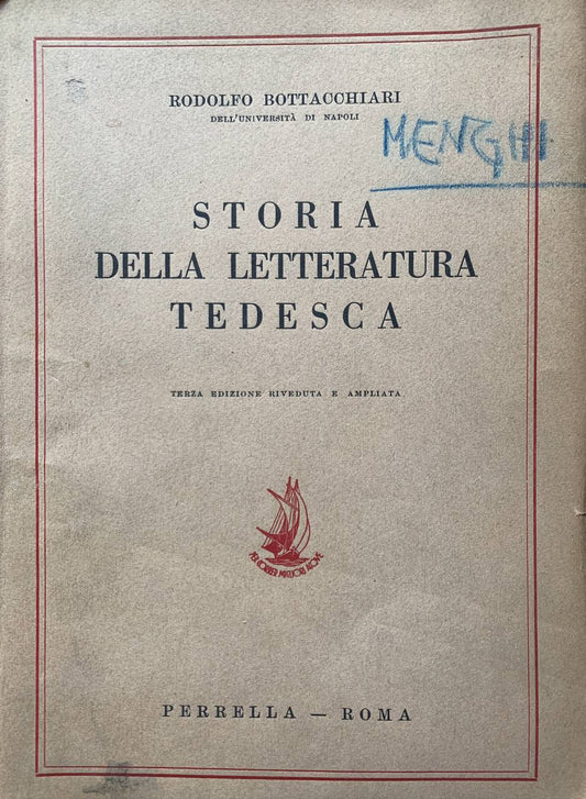 Storia della letteratura tedesca - copertina