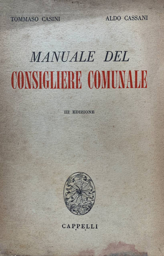 Manuale del consigliere comunale - copertina