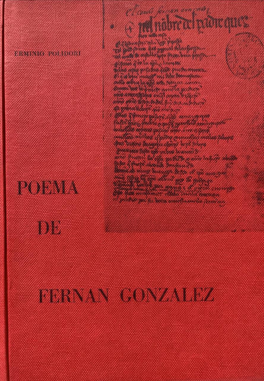 Poema de Fernan Gonzalez - copertina