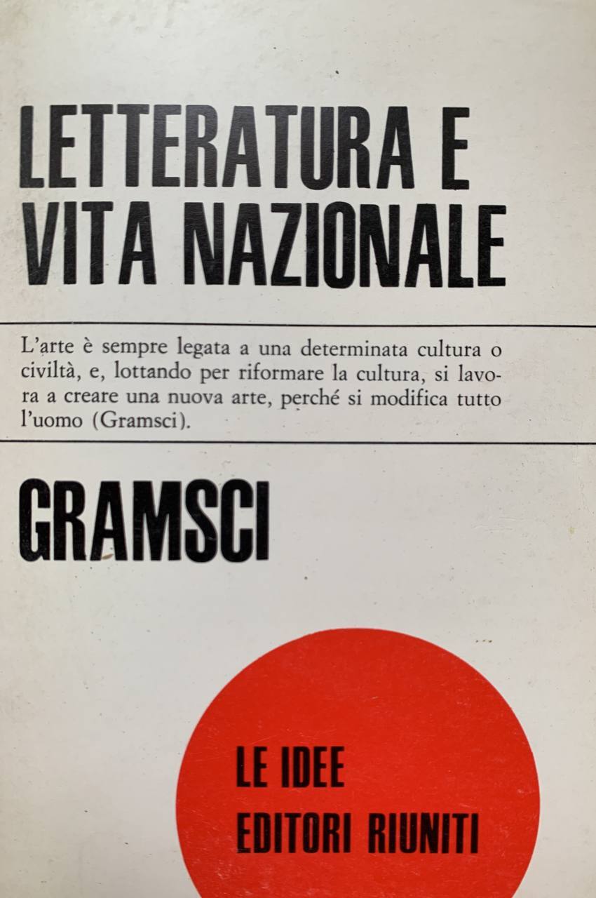 Letteratura e vita nazionale - copertina