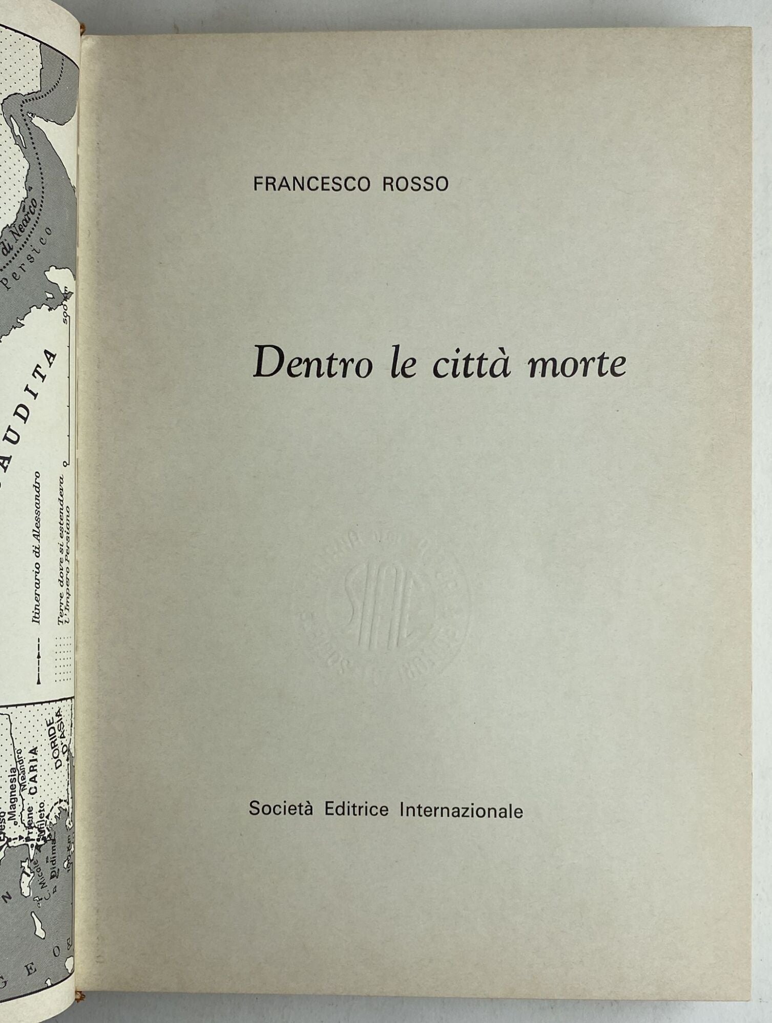 Dentro le città morte - copertina