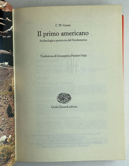 Il Primo Americano. Archeologia e preistoria del nordamerica - copertina