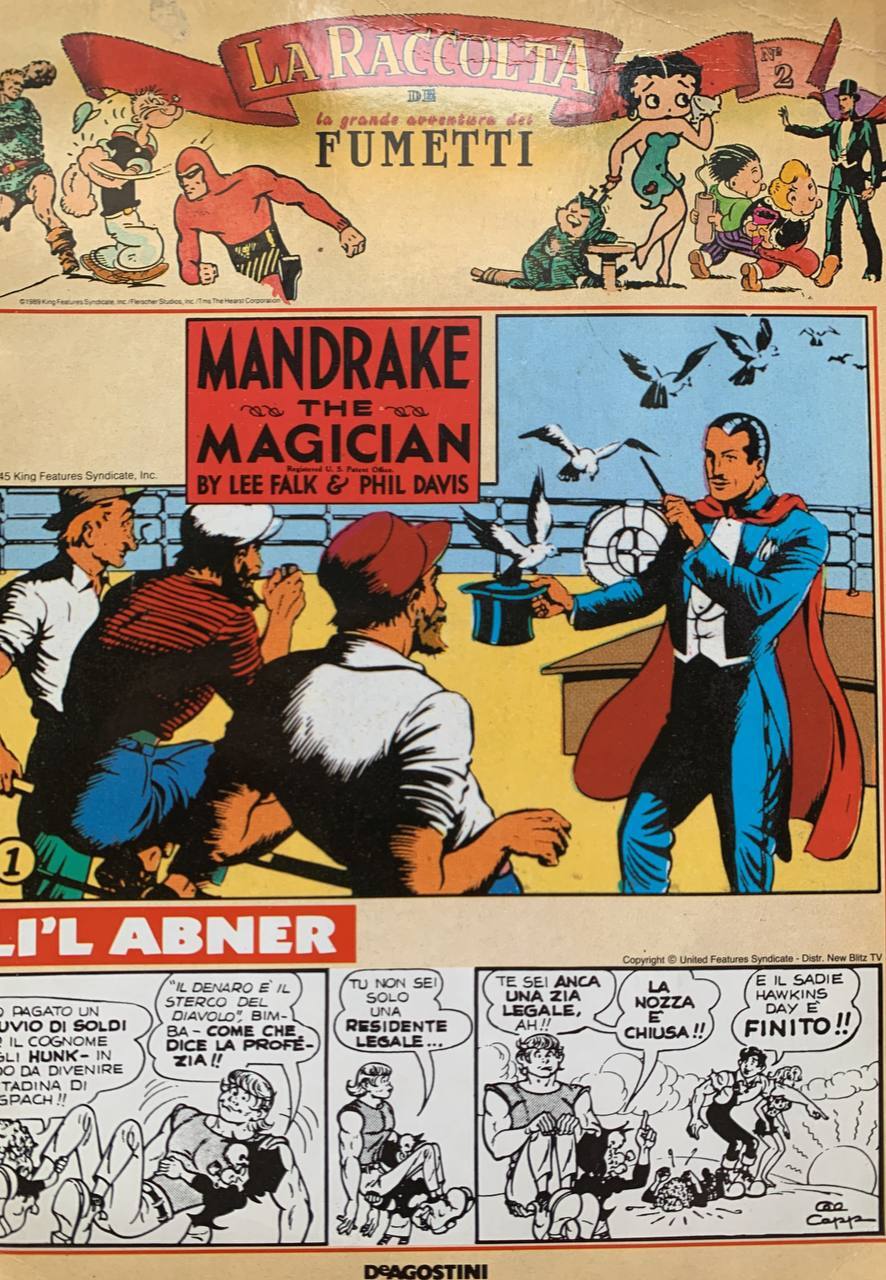 Mandrake the magician - copertina