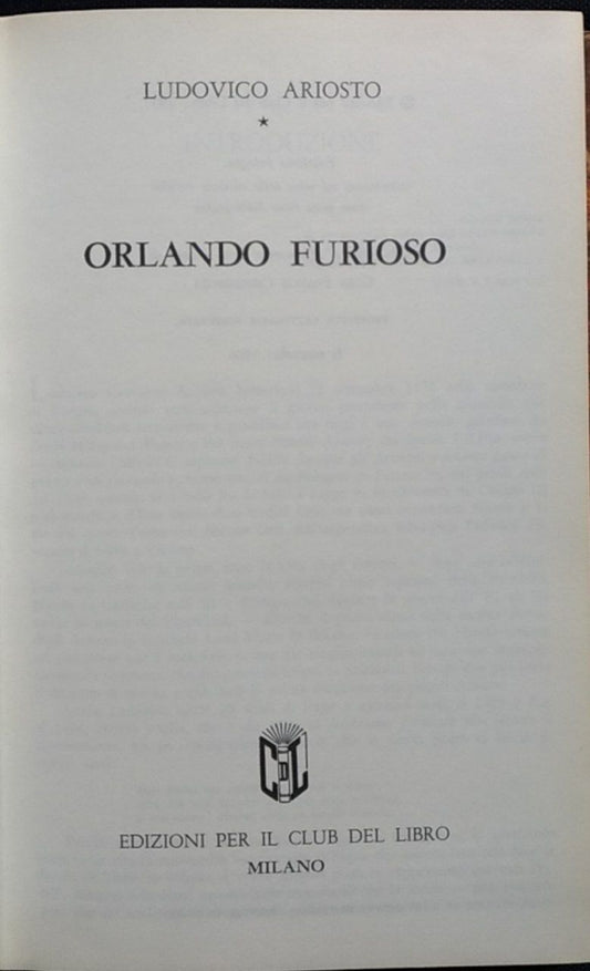 Orlando Furioso - copertina