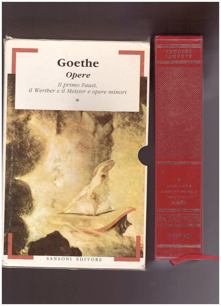 Opere vol.I -  Il primo Faust, il Werther e il Meister e opere minori - copertina