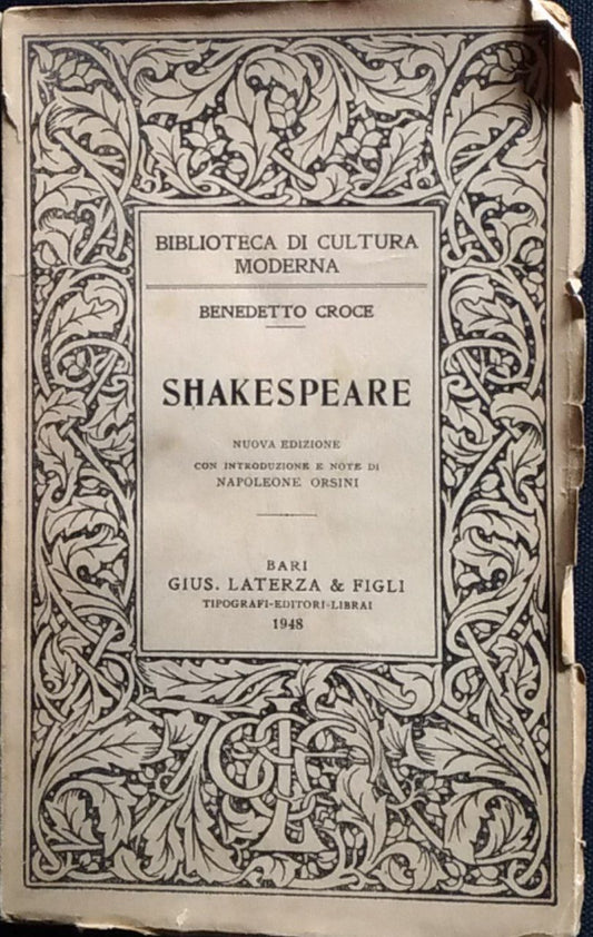 Shakespeare - copertina