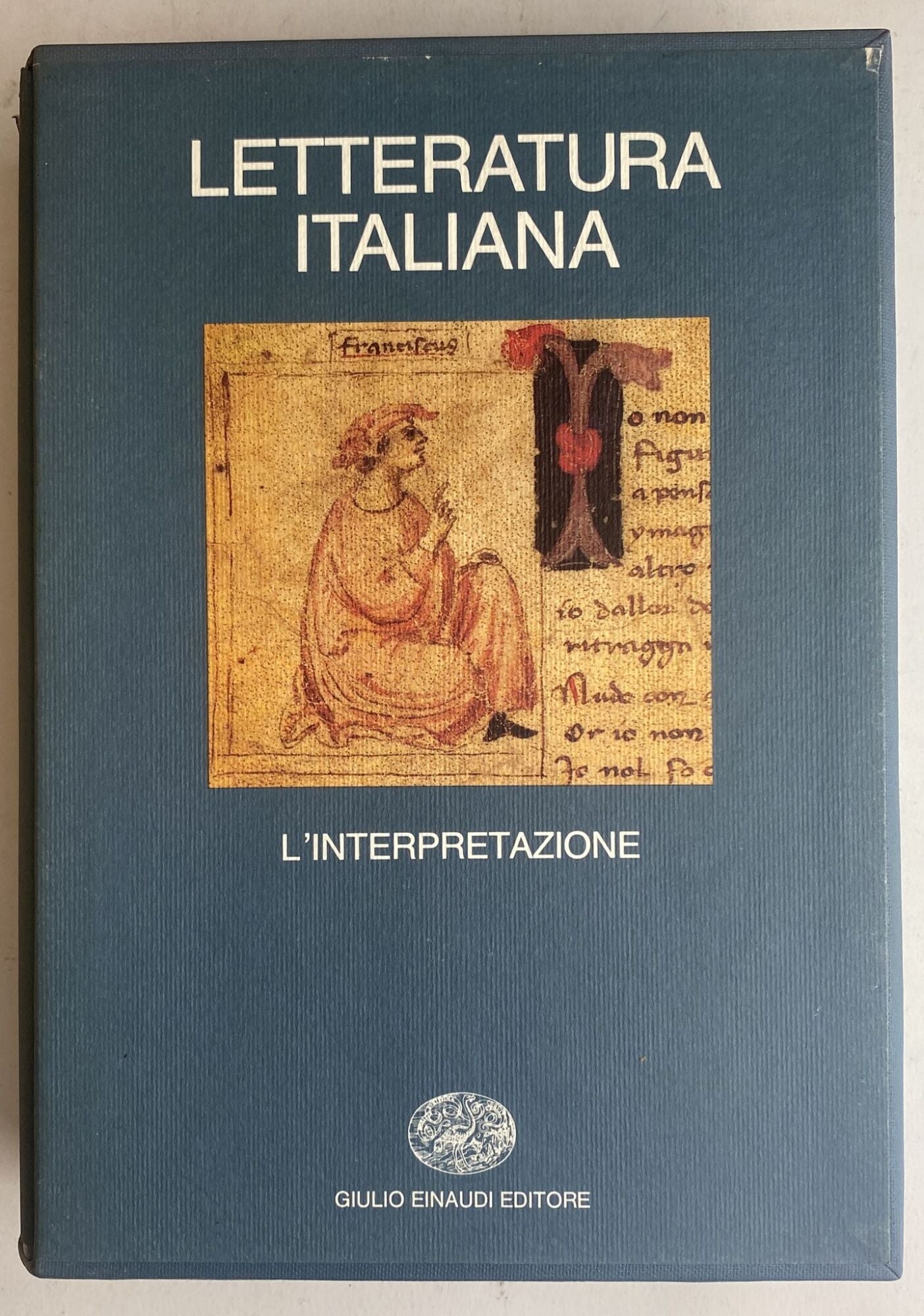 Letteratura Italiana (Vol. 4). L'interpretazione - copertina