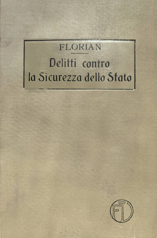 Delitti contro la sicurezza dello Stato - copertina