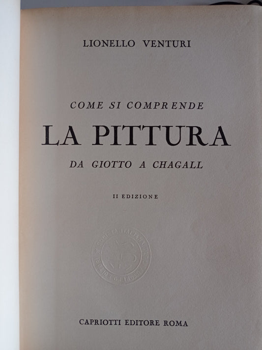 Come si comprende la pittura da Giotto a Chagall - copertina
