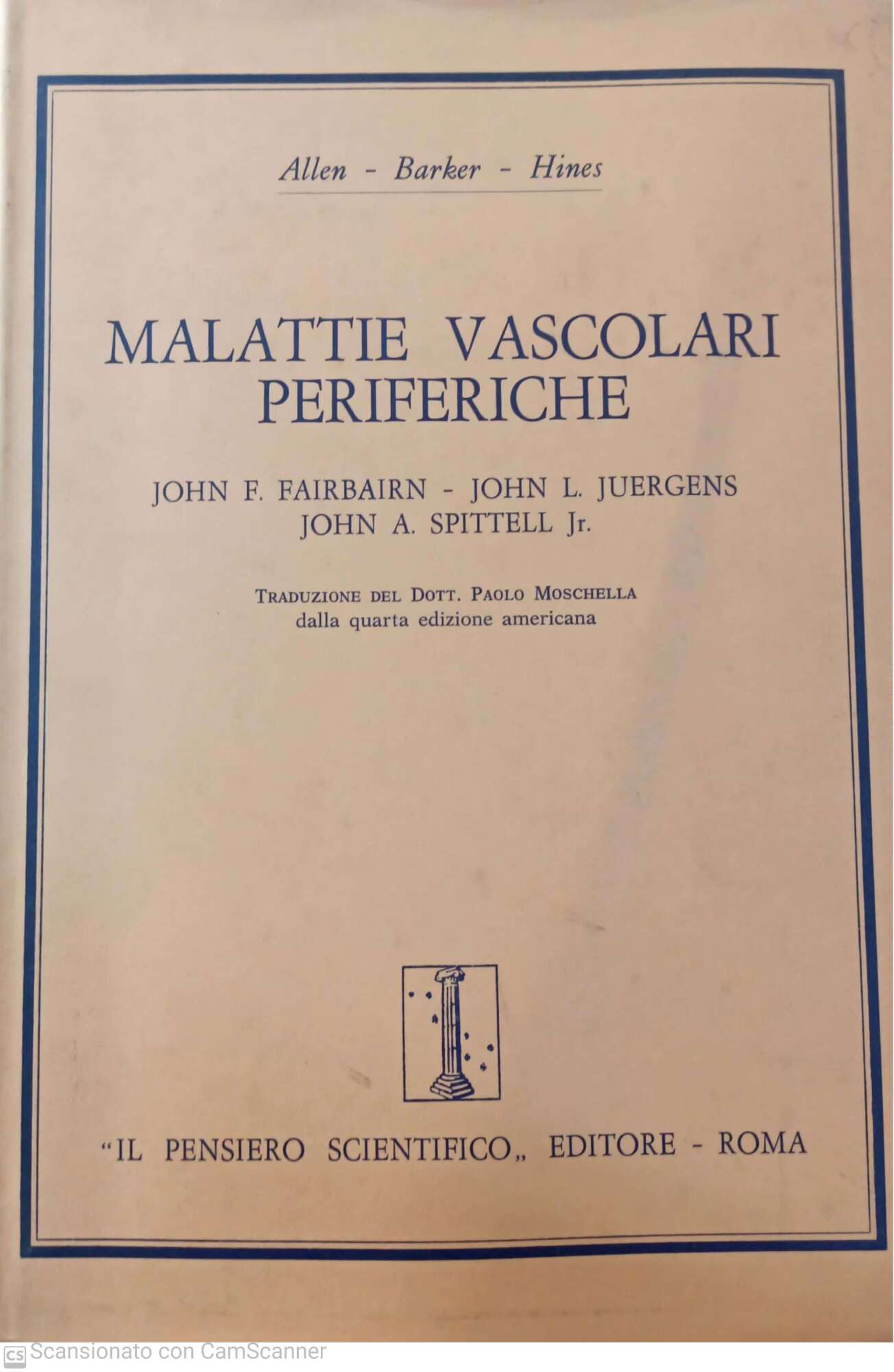 Malattie vascolari periferiche - copertina